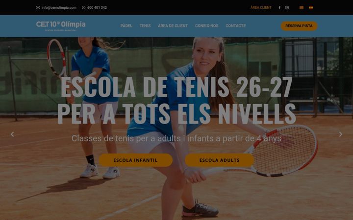 Screenshot of cemolimpia.com