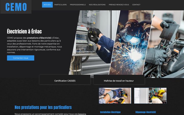 Screenshot of cemouest.fr