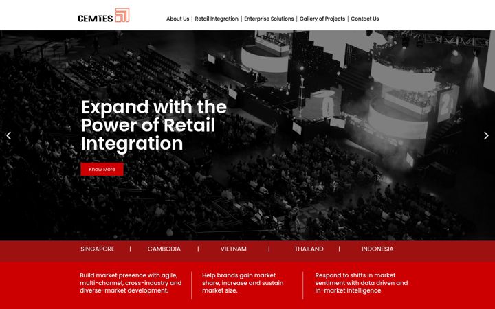 Screenshot of cemtes.com