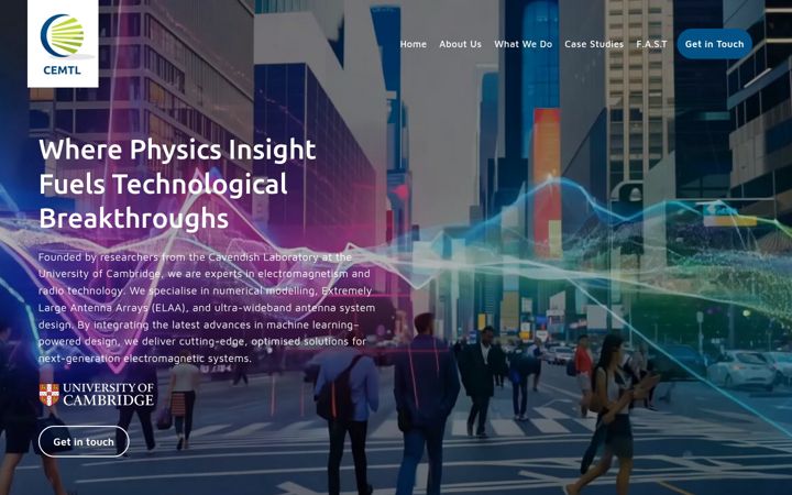 Screenshot of cemtl.co.uk