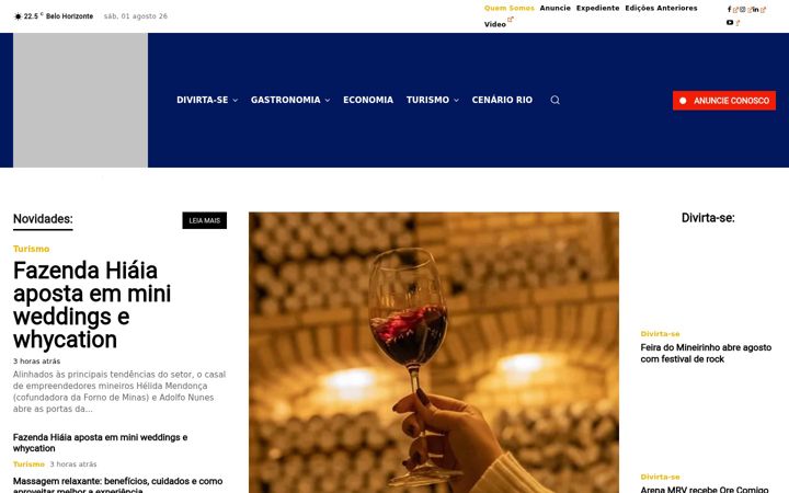 Skärmbild av cenariominas.com.br