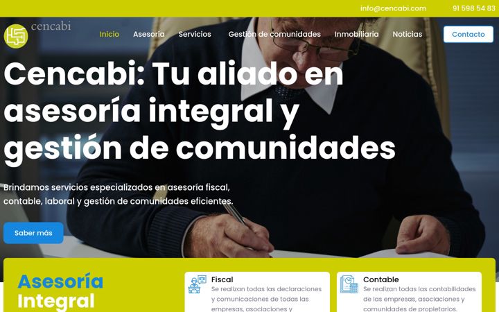 Screenshot of cencabi.com