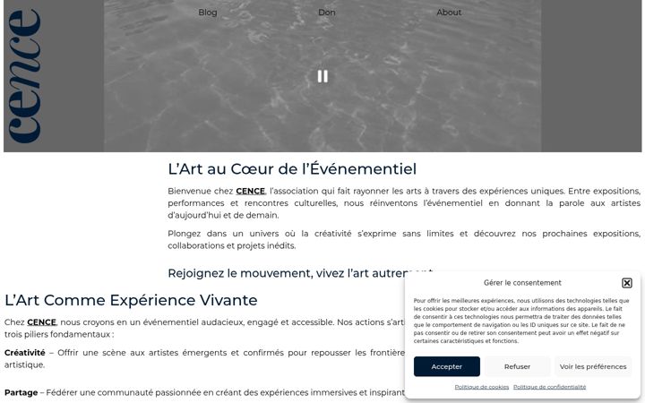 Skjermbilde av cence-lyon.fr