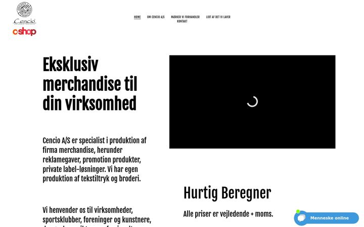 Screenshot of cencio.com