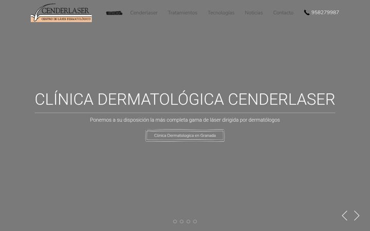Screenshot of cenderlaser.com
