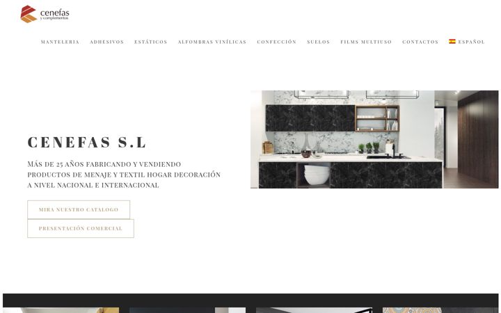 Screenshot of cenefas-sl.com