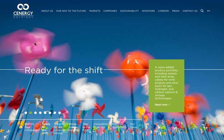Screenshot of cenergyholdings.com