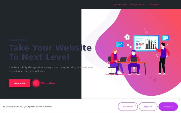 Screenshot of cenestial.com