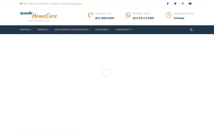 Skärmbild av cenfesaude.com.br