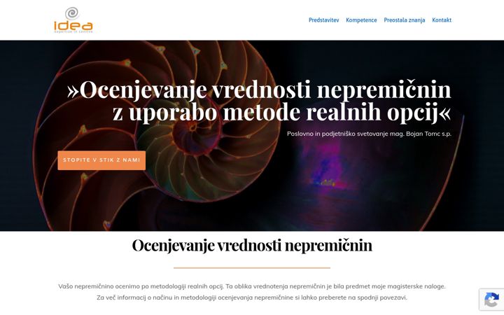 Screenshot of cenitev.com