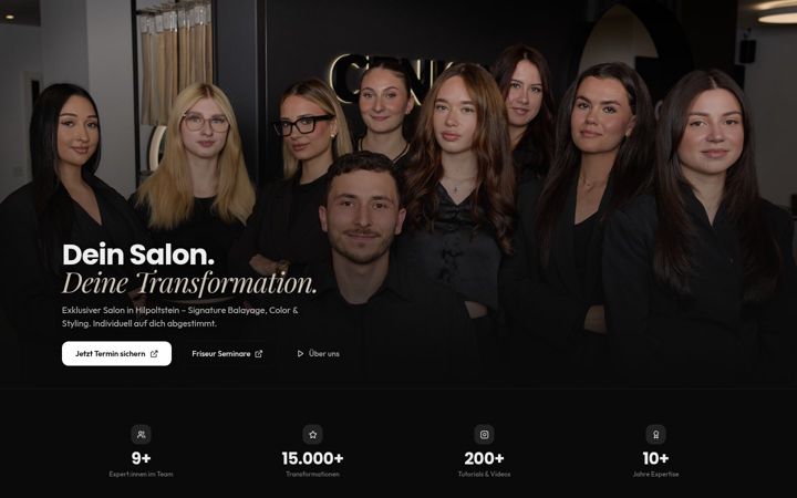 Screenshot of cenkinz-salon.de