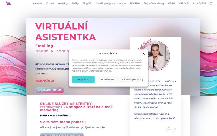 Screenshot of cenklova.cz