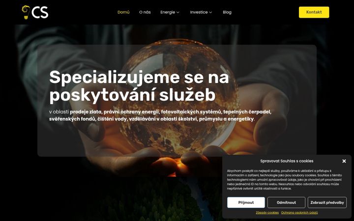 Screenshot of cennesluzby.cz
