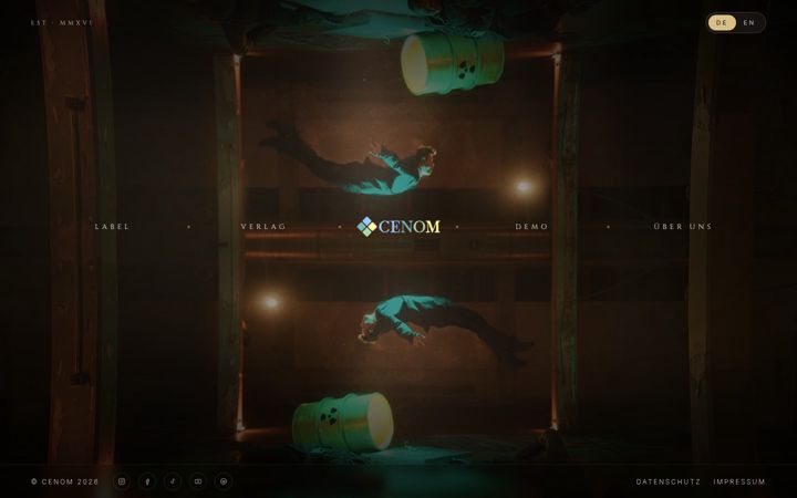 Screenshot of cenom.com