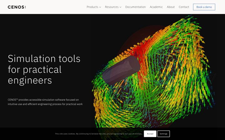 Screenshot of cenos-platform.com