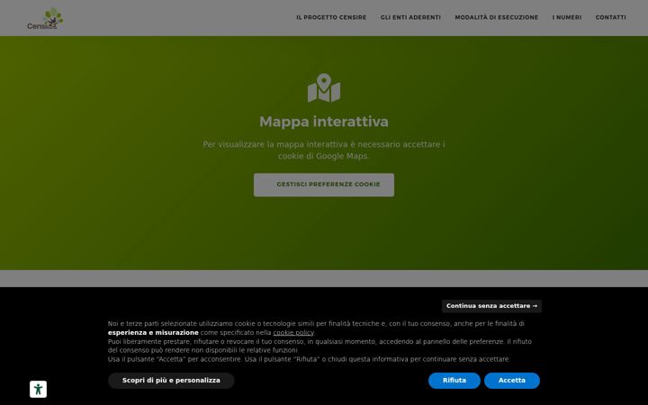 Screenshot of censire.it