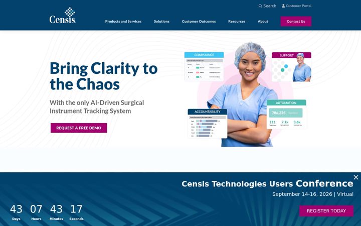 Screenshot of censis.com