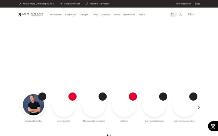 Screenshot of centa-star.com
