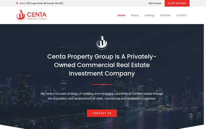 Screenshot of centa.net.au