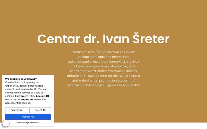 Screenshot of centar-drsreter.hr