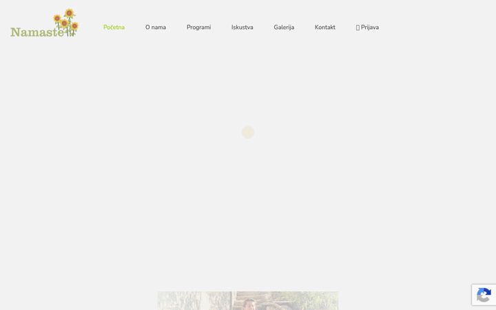 Screenshot of centar-namaste.com