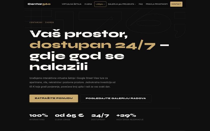 Screenshot di centar360.eu