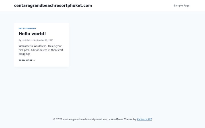Screenshot of centaragrandbeachresortphuket.com