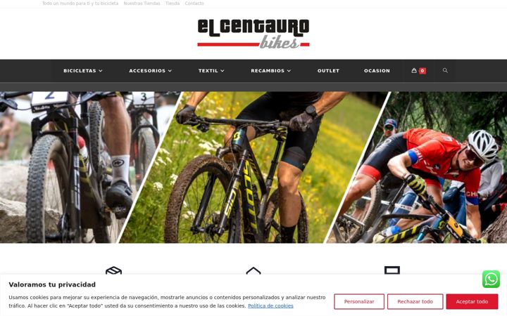 Screenshot of centaurobike.com
