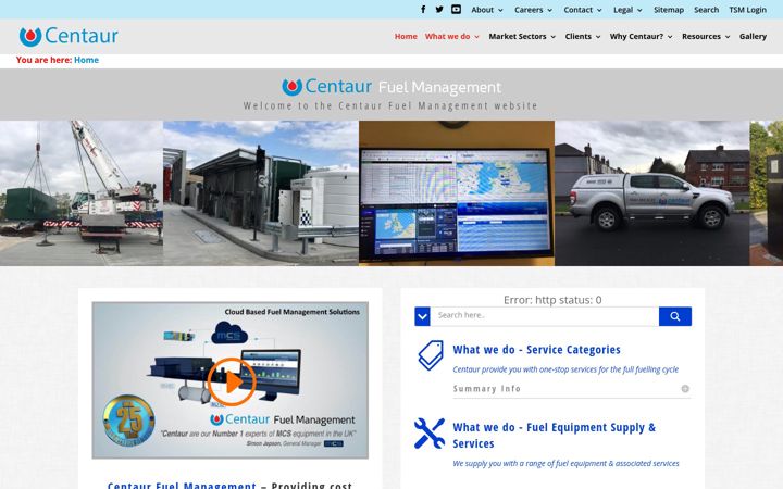 Screenshot di centauronline.co.uk
