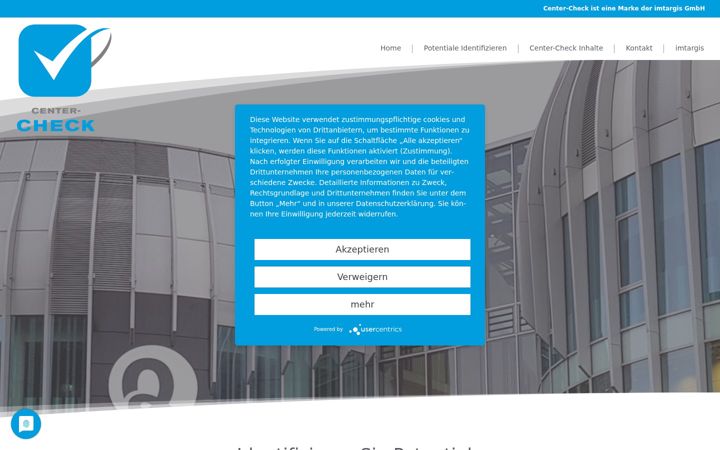 Screenshot of center-check.com
