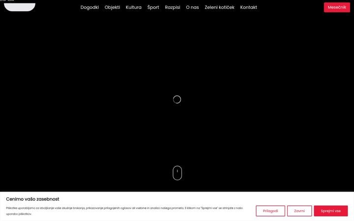 Screenshot von center-izola.si