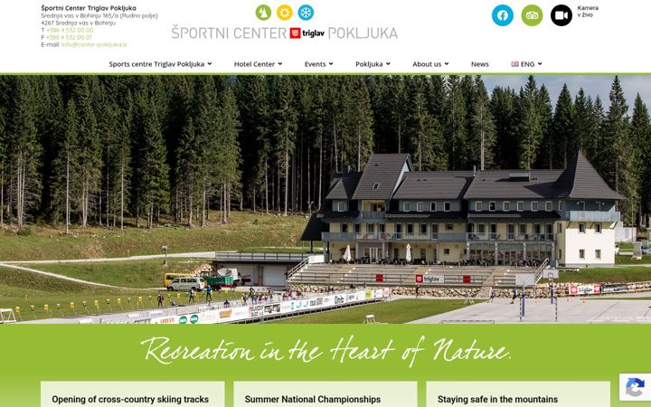 Screenshot von center-pokljuka.si