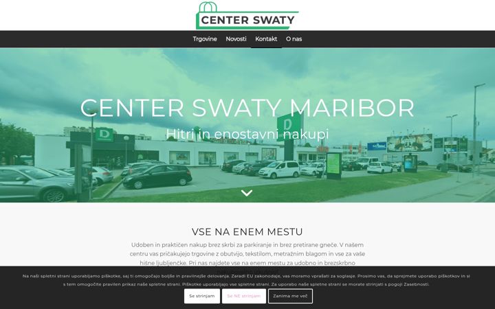 Screenshot von center-swaty.si