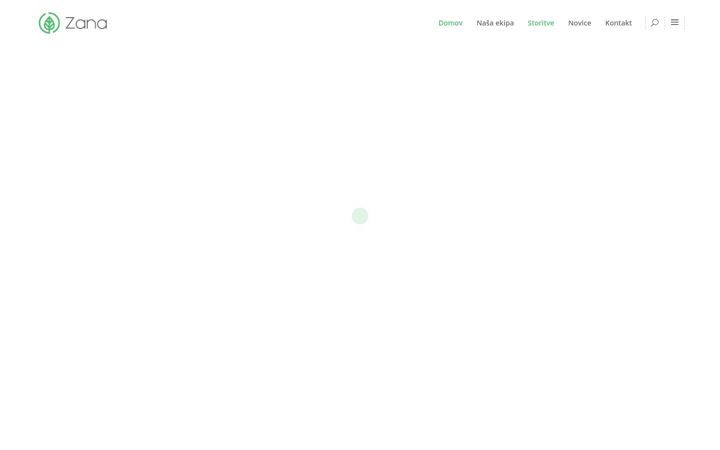 Screenshot von center-zana.si