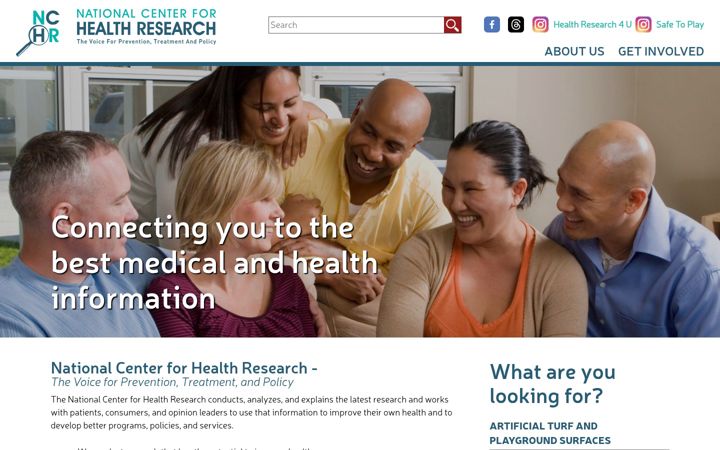 Screenshot of center4research.org