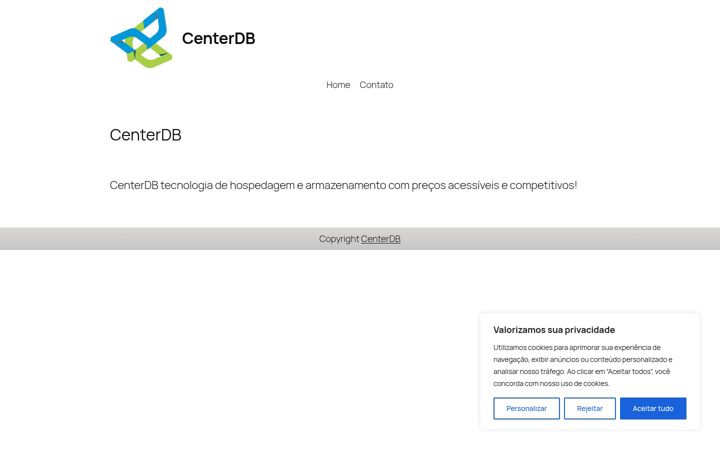 Screenshot of centerdb.com