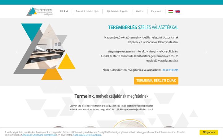 Screenshot του centerem.hu