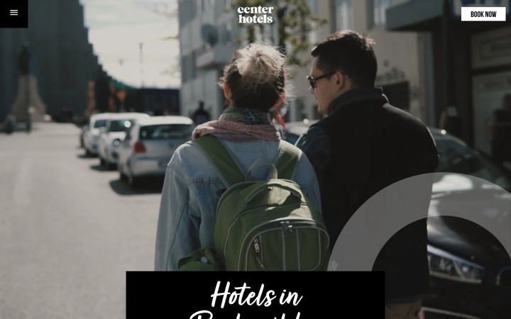 Screenshot του centerhotels.com