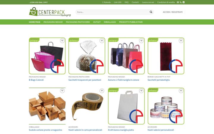 Skærmbillede af centerpack.it
