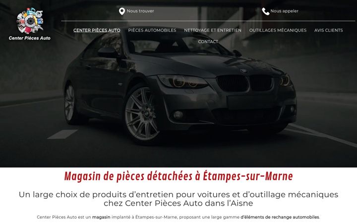 Skjermbilde av centerpiecesauto-chateau.fr