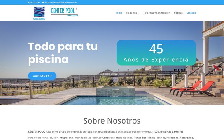 Screenshot di centerpool.es