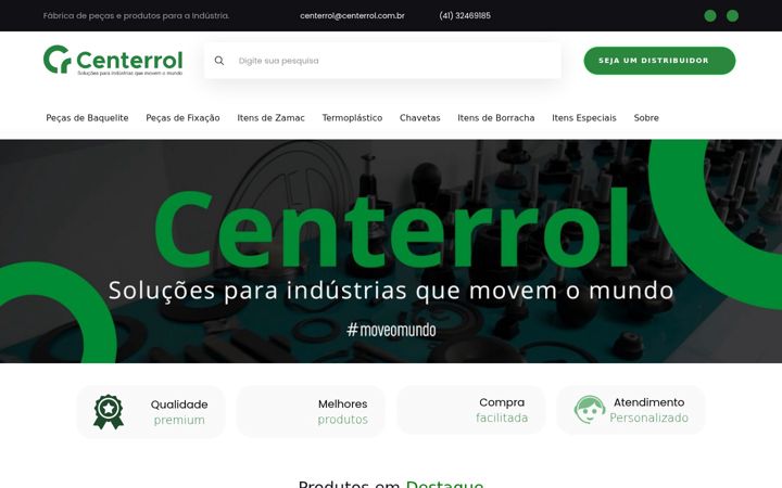 Captură de ecran a centerrol.com.br