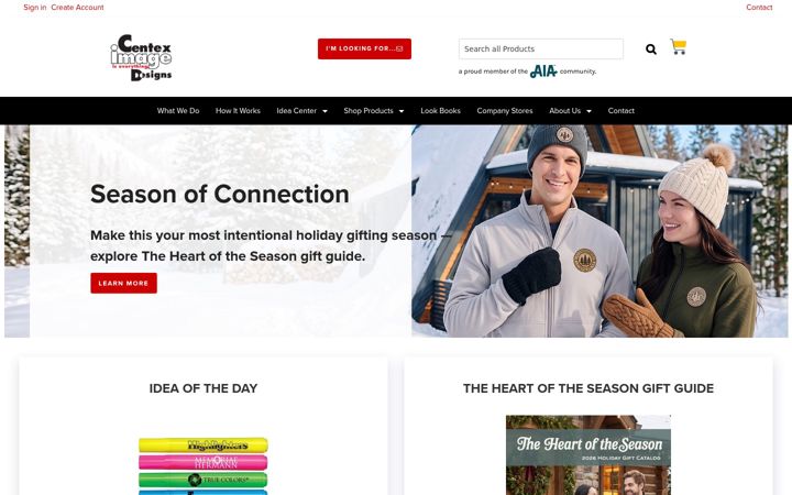 Screenshot of centeximagedesigns.com