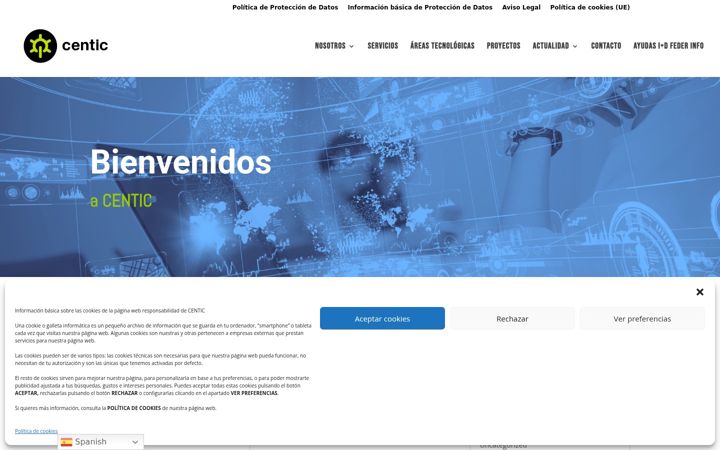 Screenshot di centic.es