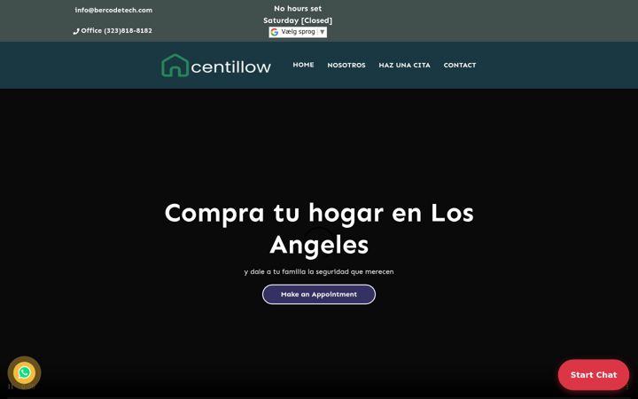 Screenshot of centillow.com