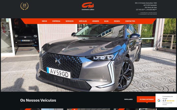 Screenshot of centimetrocubico.com