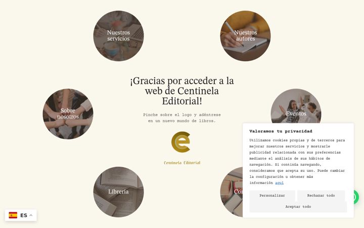 Screenshot di centinelaeditorialgr.es