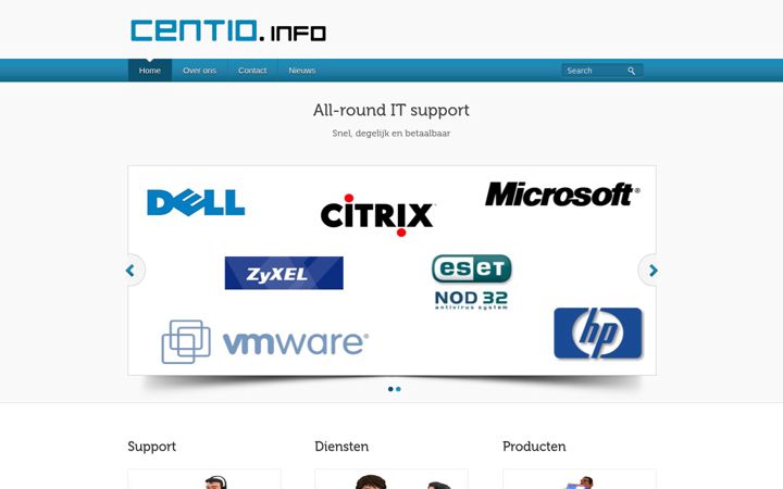Screenshot of centio.info