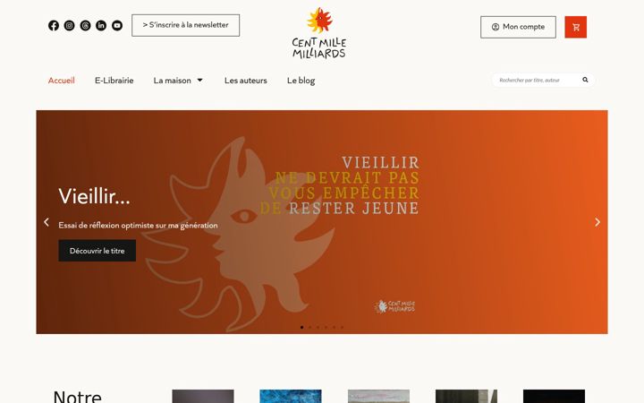 Screenshot of centmillemilliards.com