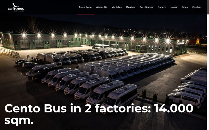 Screenshot of centobus.com